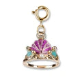Load image into Gallery viewer, Gold Mermaid Tiara Charm
