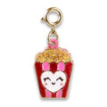 Load image into Gallery viewer, Gold Glitter Popcorn Charm
