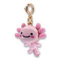 Load image into Gallery viewer, Gold Swivel Axolotl Charm
