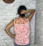 Load image into Gallery viewer, Pink Muliprint Tank
