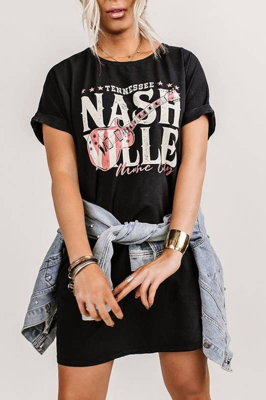 Nashville Music Festival Shirt Dress