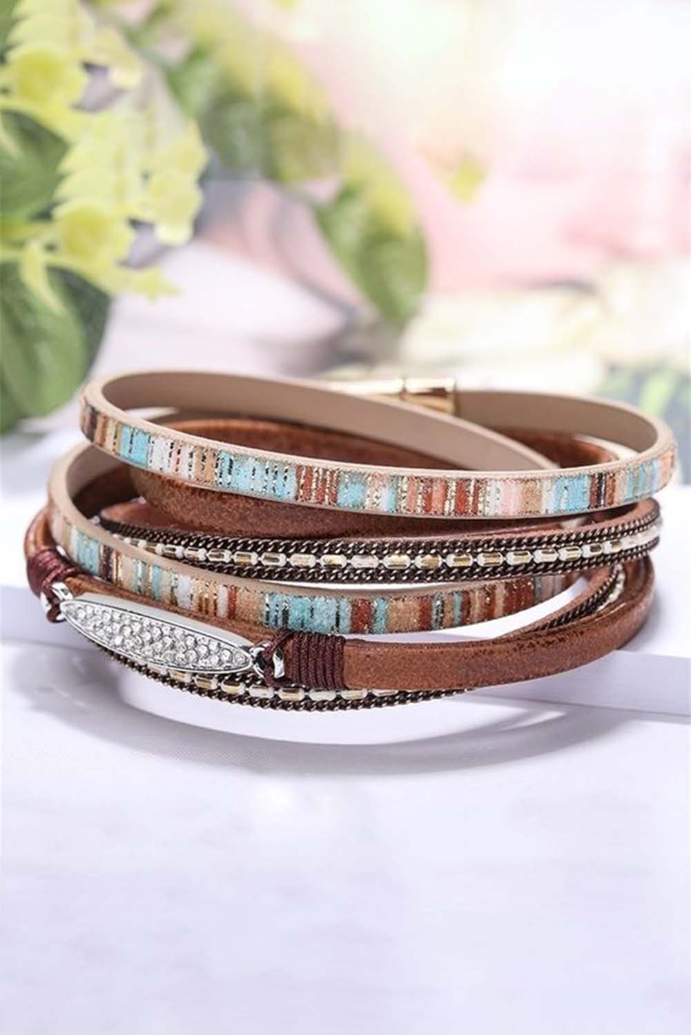 Brown Vintage Handwoven Bracelet