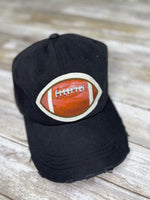 Load image into Gallery viewer, Black Football Hats
